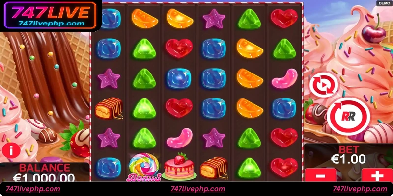Features of Candy Rain Burst