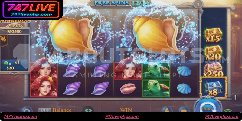 Gameplay Features of Poseidon’s Catch